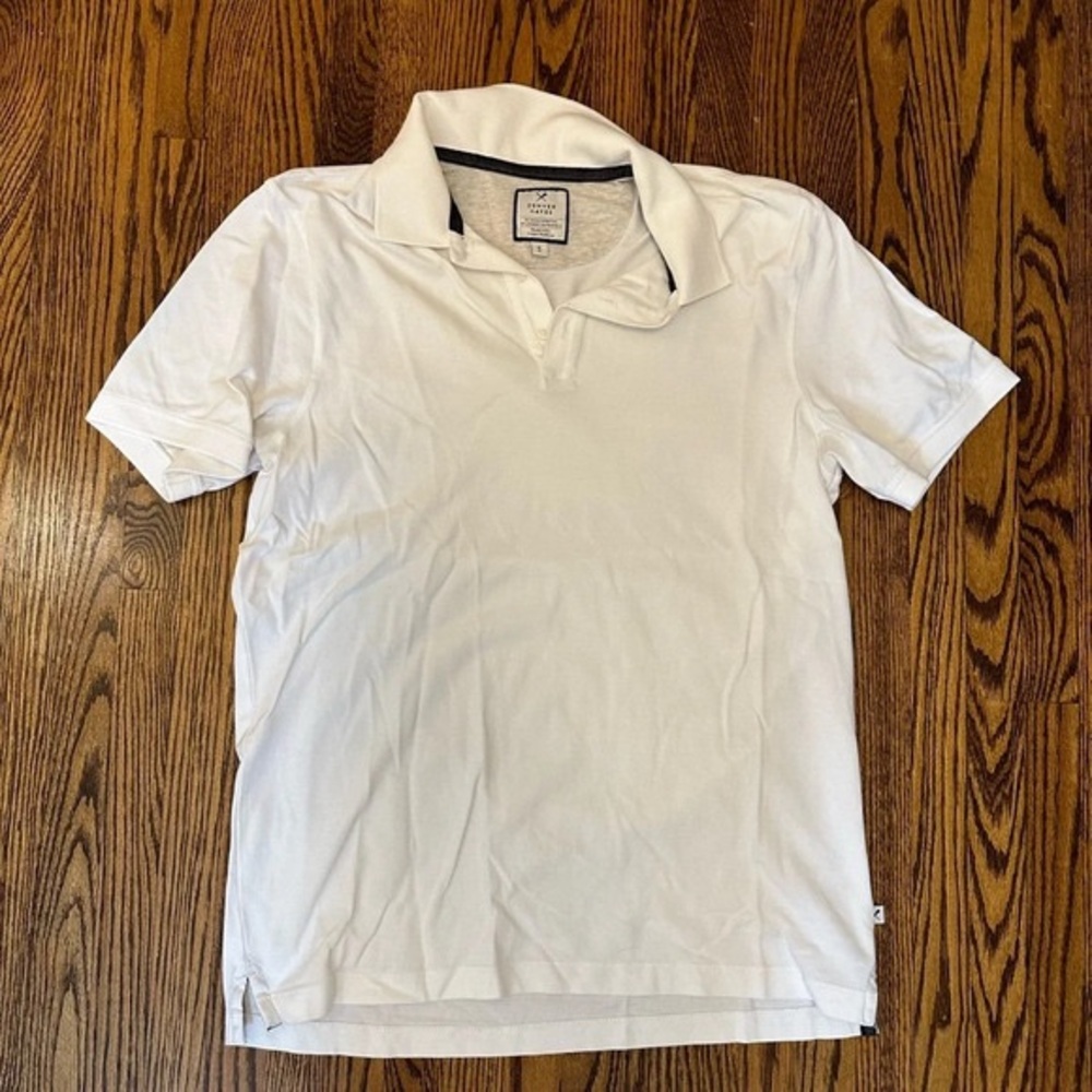 Denver Hayes Modern Fit Polo Size M White